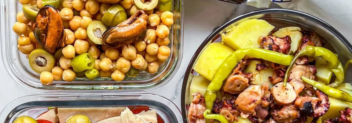 3 opciones de tuppers sin cocinar
