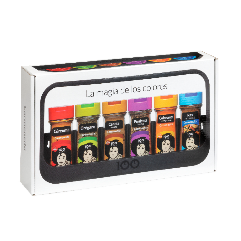 Especiero de Carmencita, 6 tarros