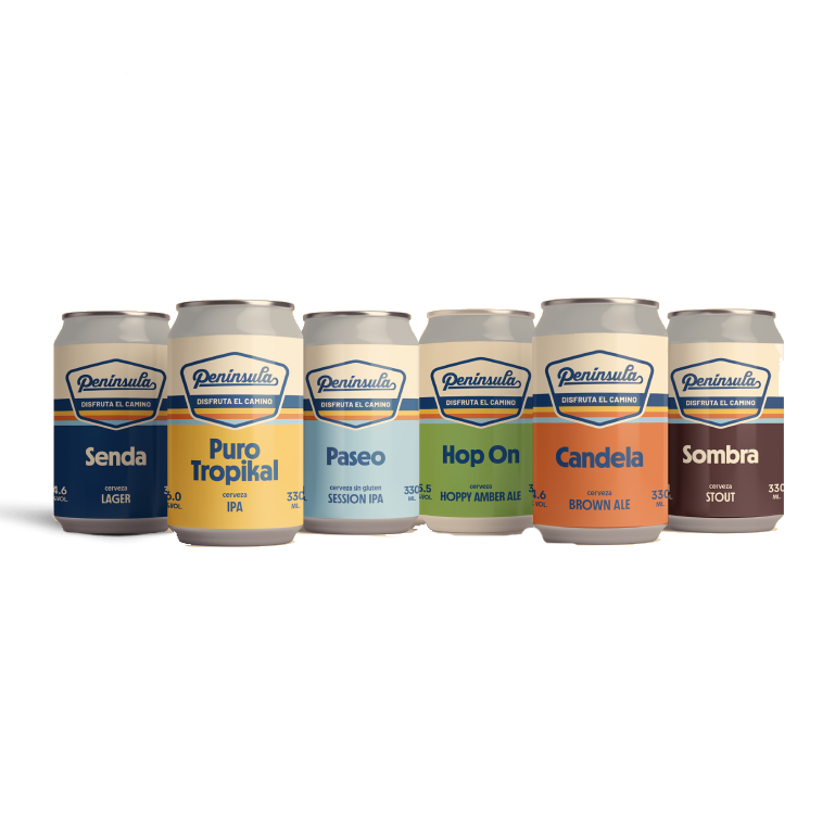 Península mix 6 recetas, 12 latas de 33 cl