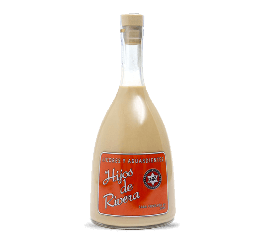 Licor de crema de orujo de Hijos de Rivera, botella de 70 cl