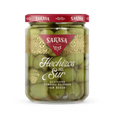 Aceitunas sin hueso hechizos del sur de Sarasa, 410 g