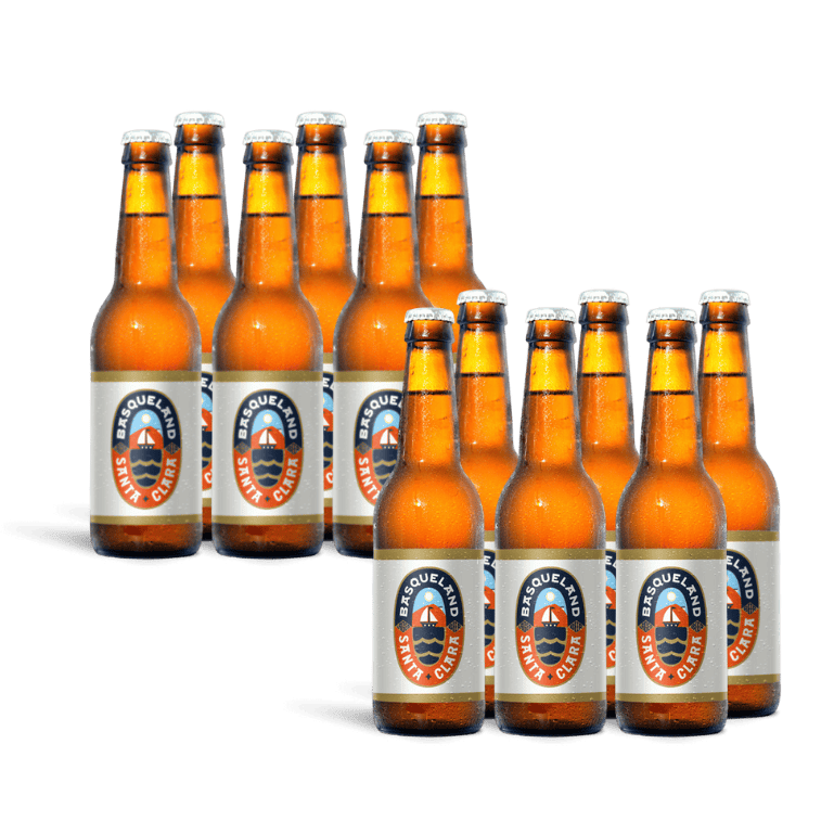 Basqueland Santa Clara Lager, 12 botellas de 33 cl