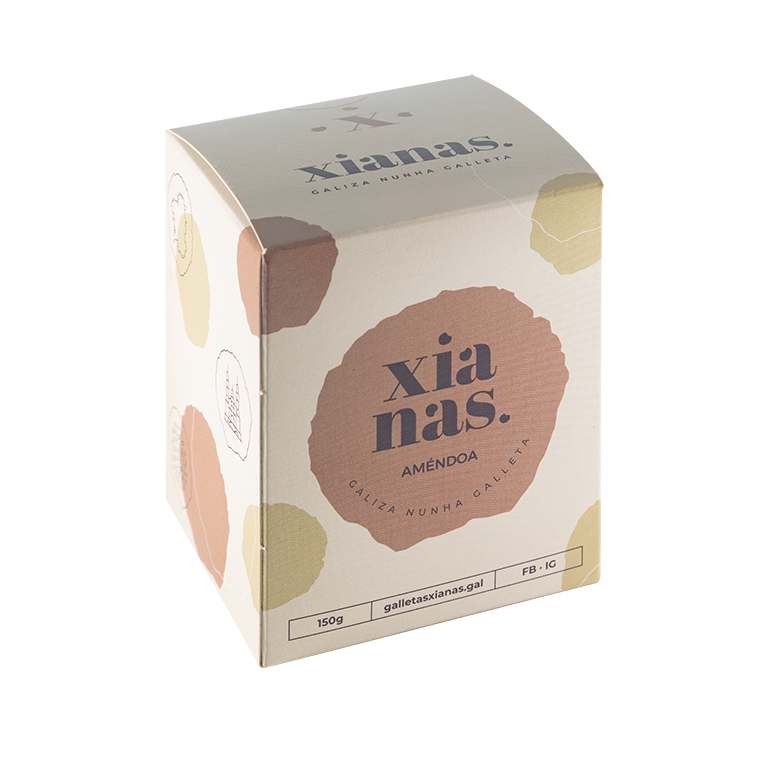 Galletas de almendra de Xianas, caja de 150 g