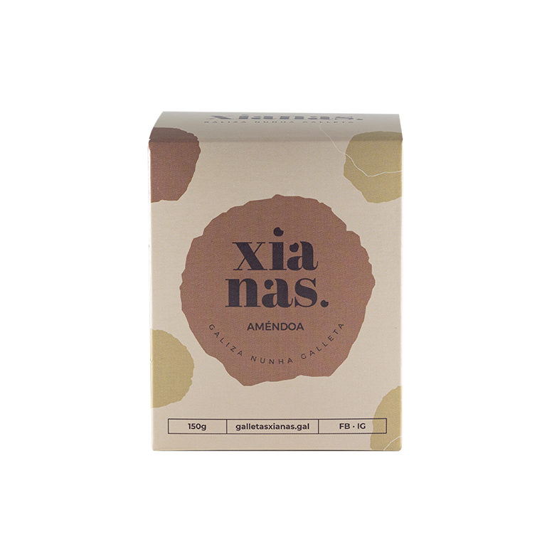 Galletas de almendra de Xianas, caja de 150 g