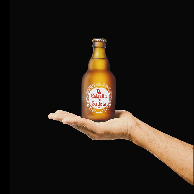 La Estrella de Galicia formato original, 24 botellas de 33 cl