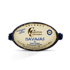 Navajas al natural de Conservas de Cambados, lata de 4-6 piezas