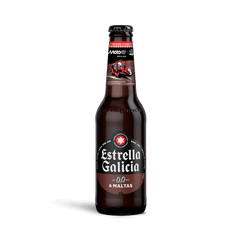 Estrella Galicia 0,0 6 Maltas, 24 botellas de 25 cl