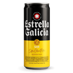 Estrella Galicia Sin Gluten, 24 latas de 33 cl
