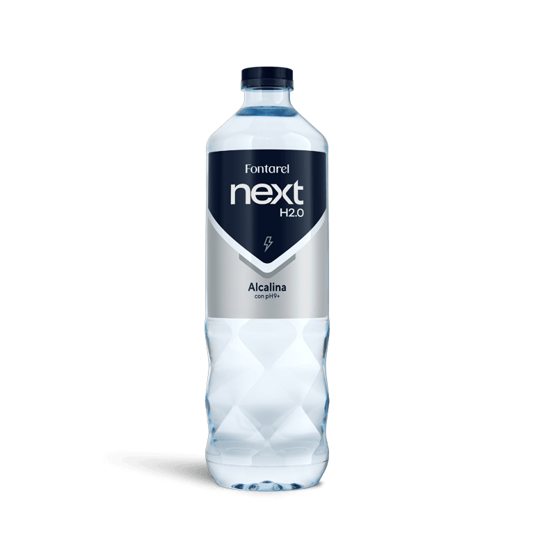 Fontarel Next H2.0 Alcalina con pH9+, 6 botellas de 1 l