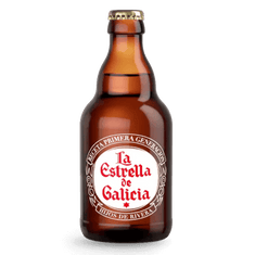 La Estrella de Galicia formato original, 24 botellas de 33 cl