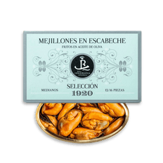 Mejillones en escabeche de Selección 1920, 12-16 piezas medianas