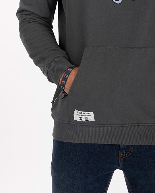 Sudadera elPulpo & Estrella Galicia Concert Soul Gris
