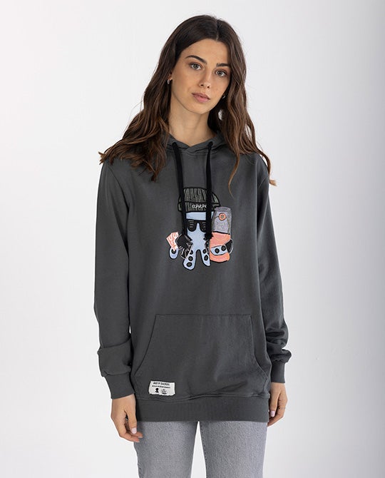 Sudadera elPulpo & Estrella Galicia Concert Soul Gris