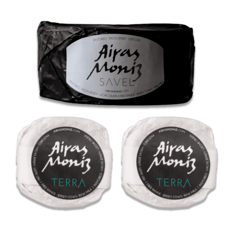 Pack cuña de queso Savel y 2 quesos Terra de Airas Moniz