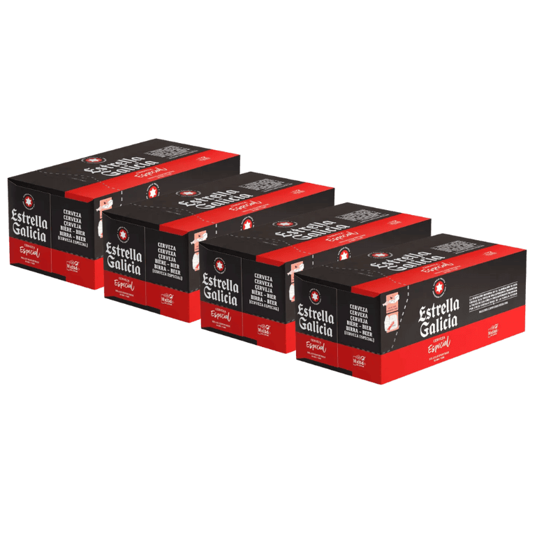 Pack 4 FrigoPacks Estrella Galicia Especial, 40 latas