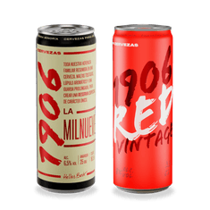 Pack de latas combinado: Cervezas 1906 Reserva Especial y Red Vintage