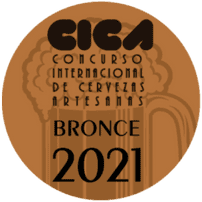 Premio Bronce 2021 CICA Concurso Internacional de Cervezas Artesanas a la Cerveza Tyris