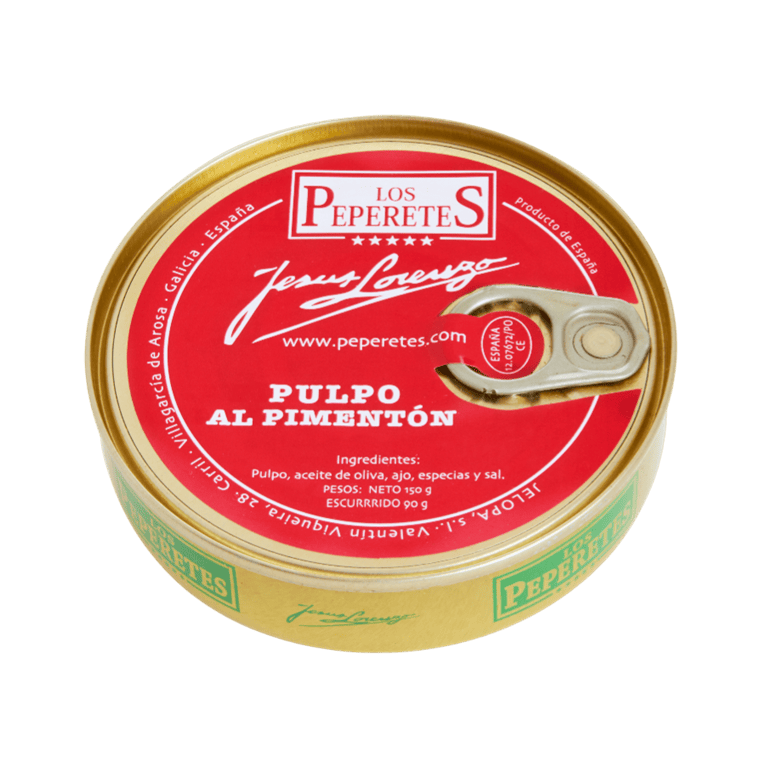 Pulpo al pimentón Los Peperetes, 1 lata de 120 g