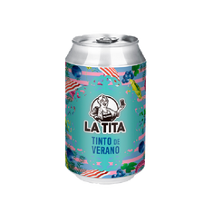 Tinto de verano de La Tita Rivera, 24 latas de 33 cl