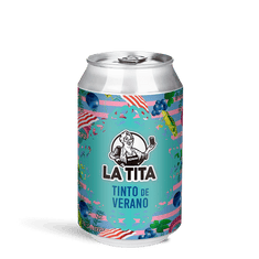 Tinto de verano de La Tita Rivera, 24 latas de 33 cl