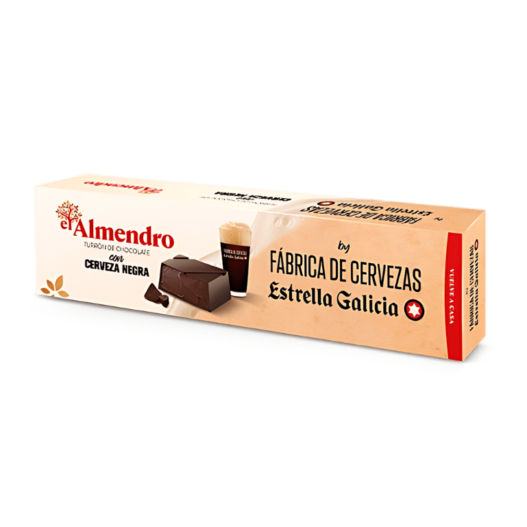 Pack Fábrica de Cervezas y El Almendro: turrón de chocolate y 4 cervezas edición "La De El Almendro"