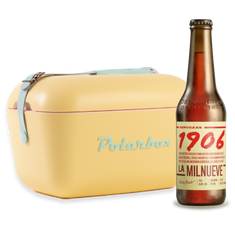Verano Vintage: Nevera Polarbox Amarillo + 1906 Reserva Especial 24 Botellas 33 cl