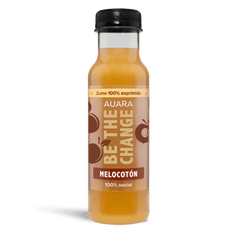 Zumo de melocotón de Auara, 12 botellas de 33 cl