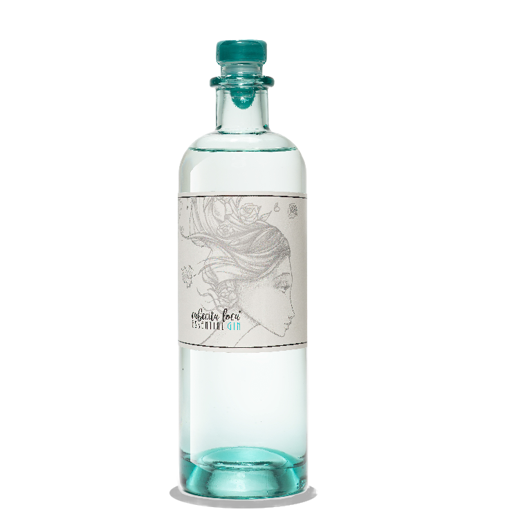 Essential gin de Cabecita Loca, botella de 70 cl