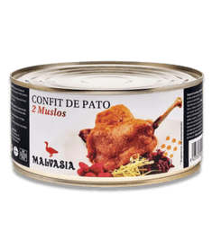 Confit de pato 2 muslos de Malvasía, 850 g