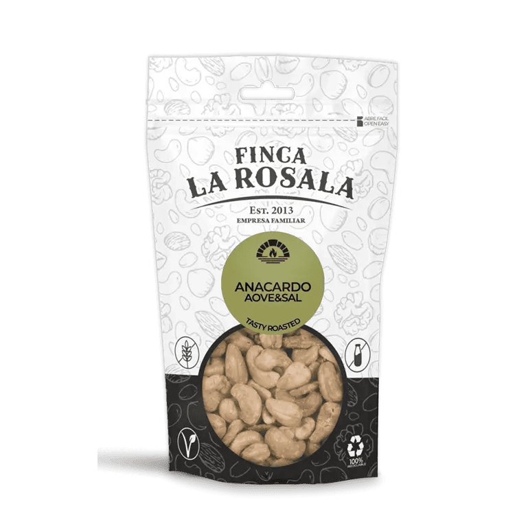Anacardos con AOVE y sal de Finca La Rosala, 150 g