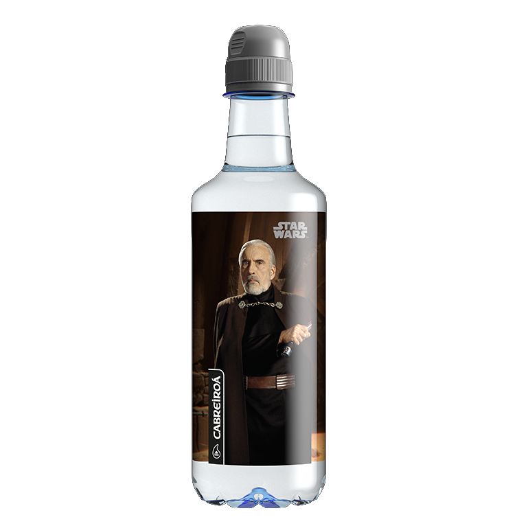 Pack agua mineral edición Star Wars de Cabreiroá , 24 botellas de 50 cl
