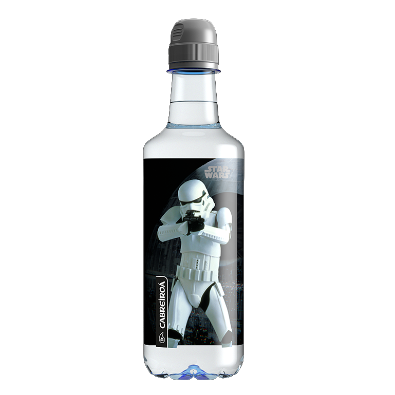 Pack agua mineral edición Star Wars de Cabreiroá , 24 botellas de 50 cl