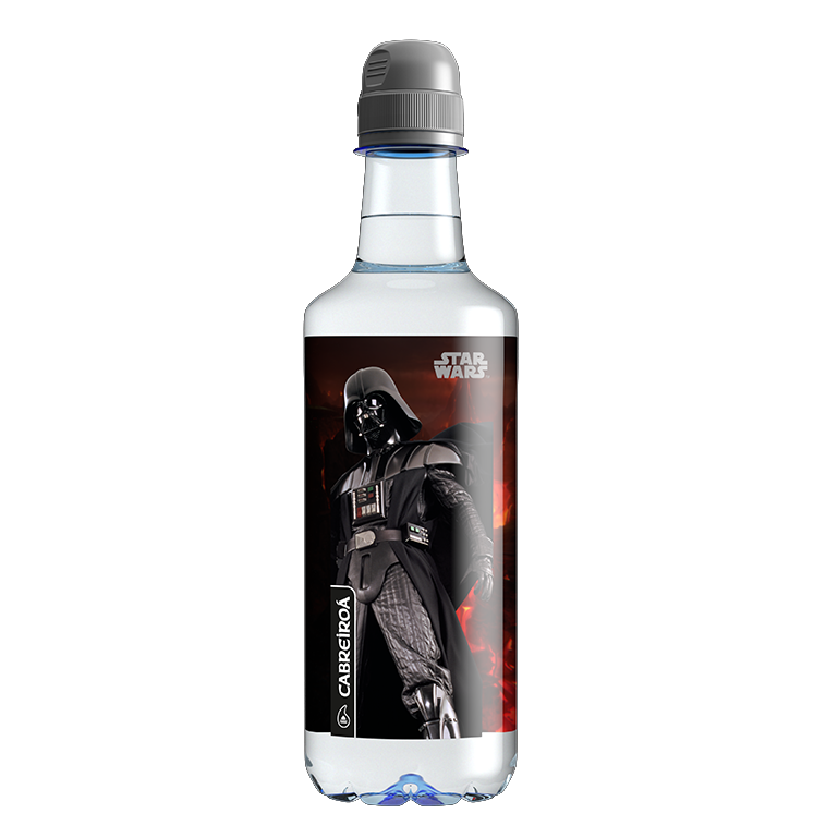 Pack agua mineral edición Star Wars de Cabreiroá , 24 botellas de 50 cl