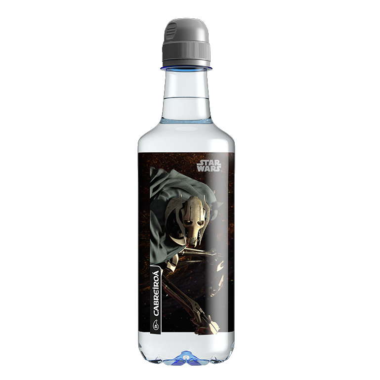 Pack agua mineral edición Star Wars de Cabreiroá , 24 botellas de 50 cl