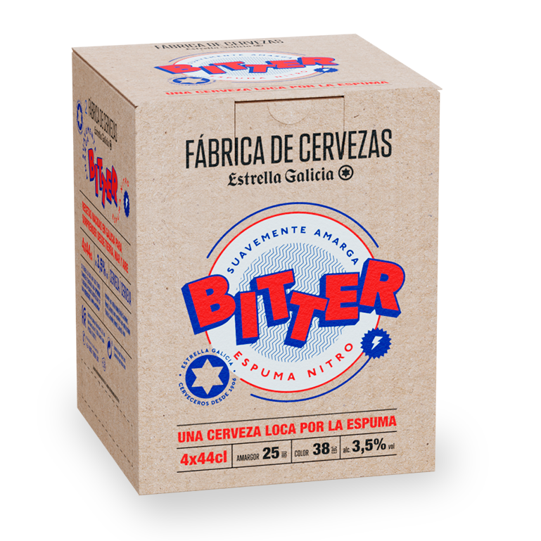 Fábrica de Cervezas Edición Bitter, 4 latas de 44 cl