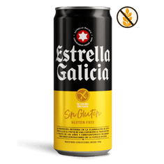 Estrella Galicia Sin Gluten, 24 latas de 33 cl