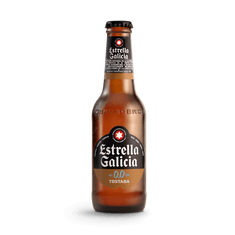 Estrella Galicia 0,0, Tostada, 24 botellas de 25 cl