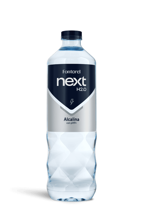 Fontarel Next H2.0 Alcalina con pH9+, 6 botellas de 1 l