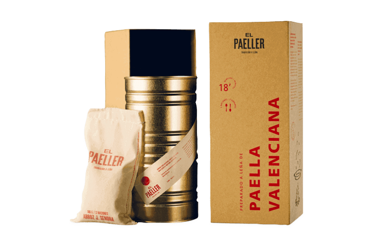 Kit Paella Valenciana + Paellera Esmaltada + Bolsa