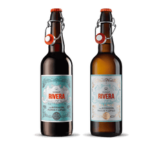 Vermut Rivera rojo y blanco, pack 2 botellas de 75 cl