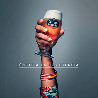 Póster °nete a la resistencia colours°