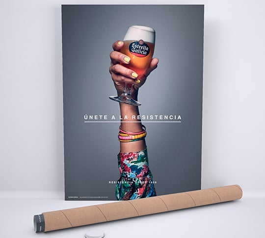 Póster "Únete a la resistencia colours"