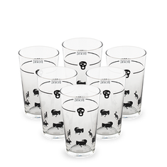 Pack 6 vasos de La Pirata, 28 cl