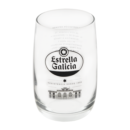 Pack 6 vasos de caña de Estrella Galicia especial, 25 cl
