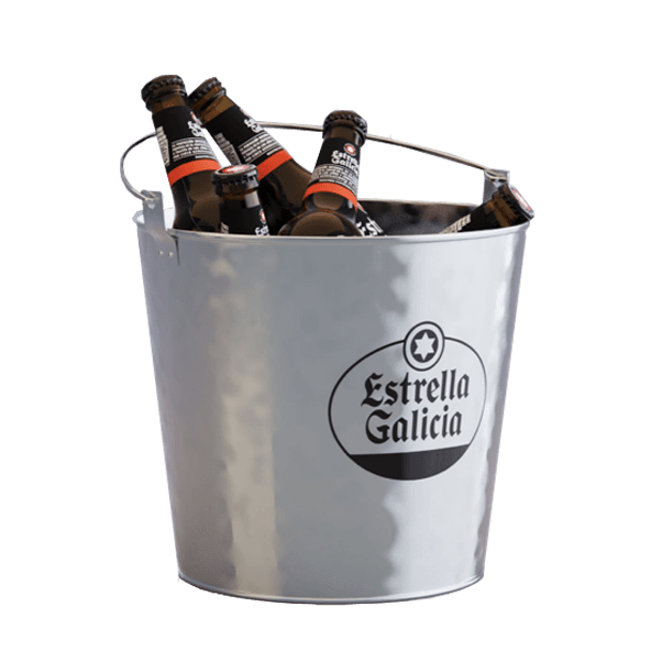 Cubo enfriador de Estrella Galicia