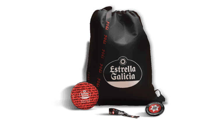 Kit accesorios bienvenida de Estrella Galicia