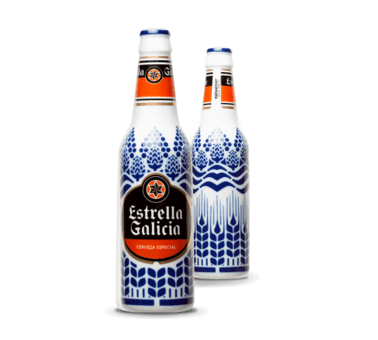 Botella Estrella Galicia de Sargadelos - Bigcrafters - Estrella Galicia