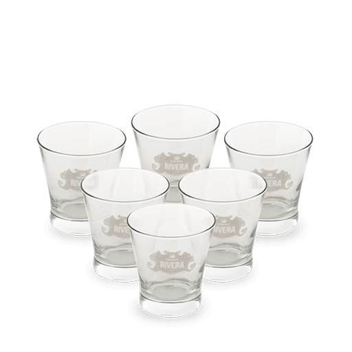 Pack 6 vasos vermut Rivera - Bigcrafters - Estrella Galicia