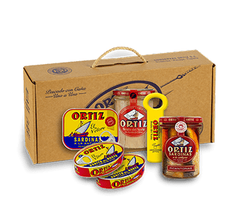 Pack regalo productos de Conservas Ortiz