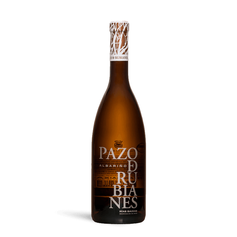 botella de vino albariño pazo de rubianes